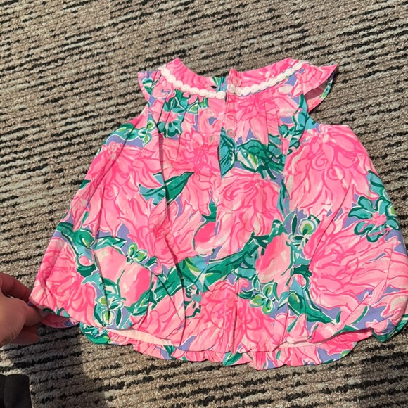 Lilly Pulitzer-EUC-Baby Paloma Bubble Dress 3-6M - Picture 3 of 4